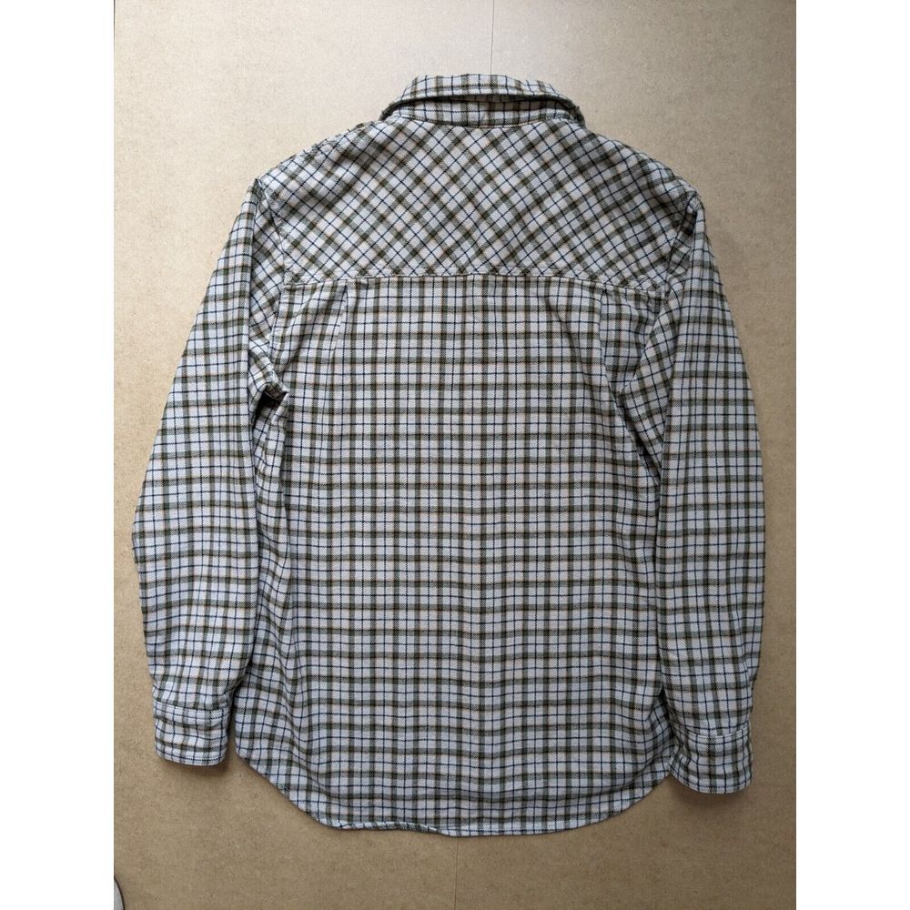 Aritzia Tna Plaid Oversized Button Up Beige Plaid Long Sleeve Shacket - Picture 7 of 8